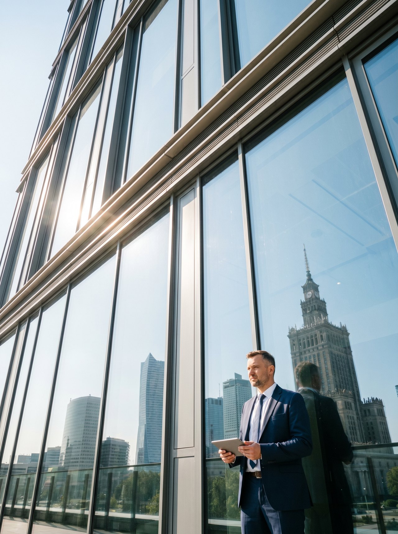 Audyt fasady aluminiowej w biurowcu — system curtain wall (Schüco FWS, Aluprof MB-SR, Reynaers CW)