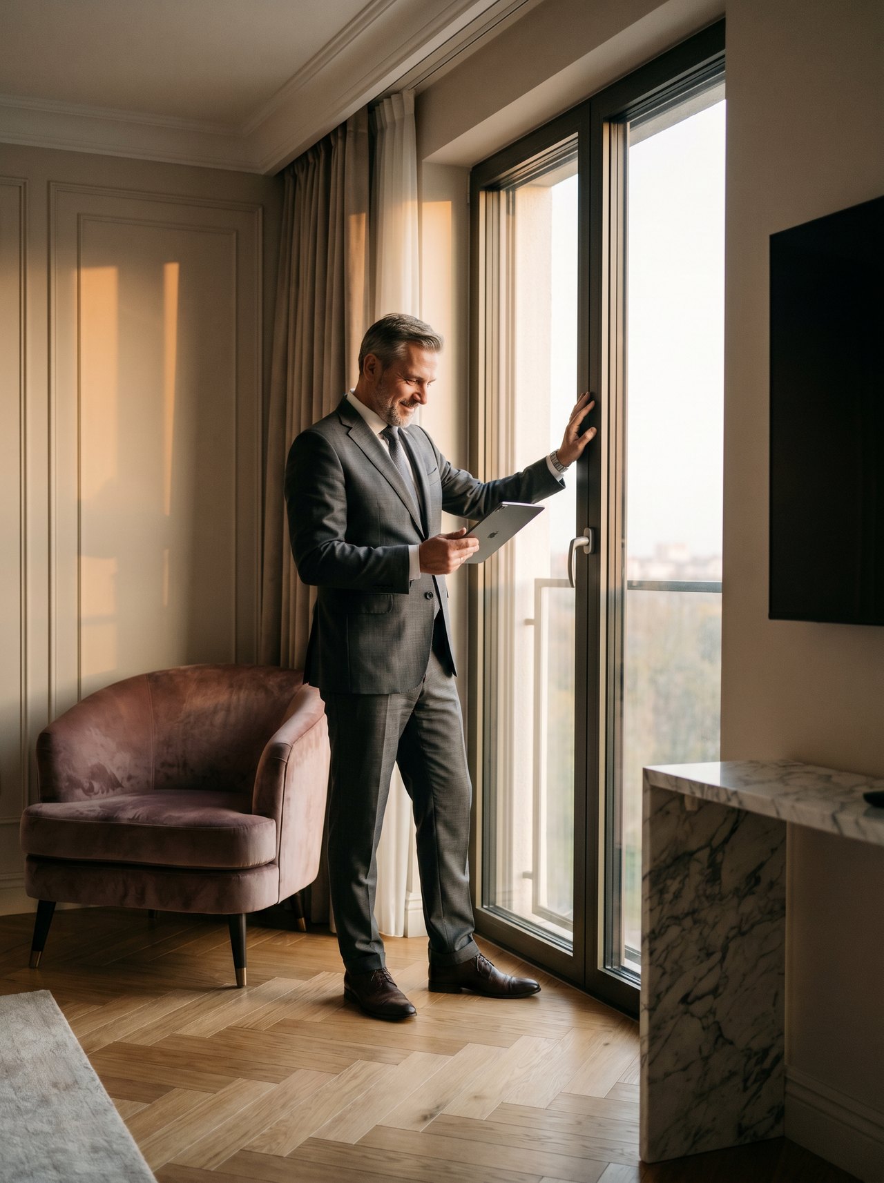 Audyt stolarki w hotelu premium — akustyka (Rw ≥ 38 dB), szczelność i komfort gości